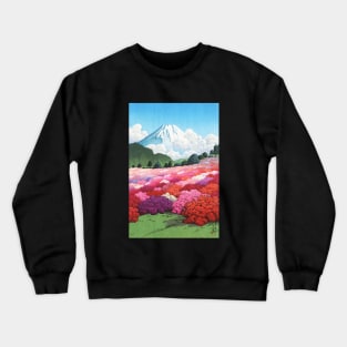 Mountain Villa Kenan in Moto-Hakone by Kawase Hasui Crewneck Sweatshirt